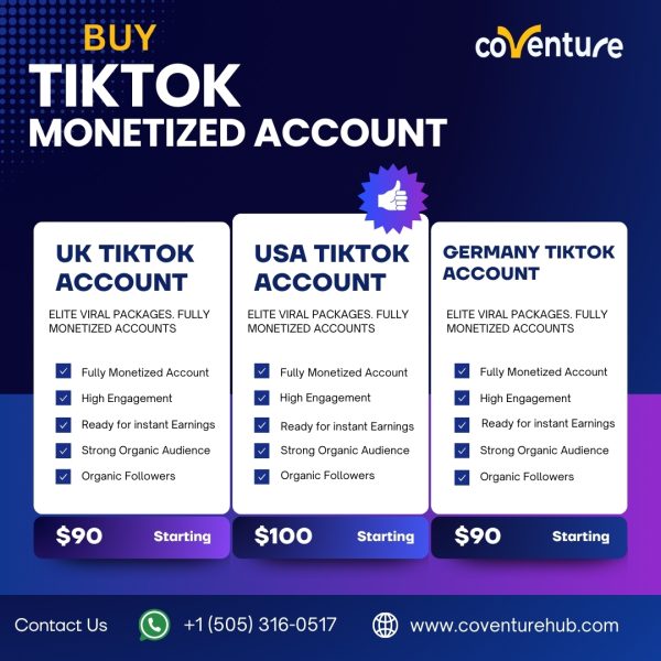 Tiktok Monetized Accounts Tiktok Monetized Accounts